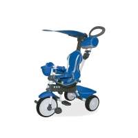 Triciclo Infantil Com Empurrador Xalingo Comfort Top Azul