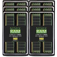 NEMIX RAM Memória de servidor 1,5 TB (12 x 128 GB) DDR5 4800MHZ PC5-38400 4Rx4 ECC RDIMM compatível com o servidor em rack Cisco UCS C240 M7
