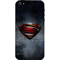 Case Apple iPhone 5 Warner Bros Man of Steel Custom4U Cinza