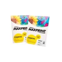 Etiqueta Para Impressora A Laser Com 100 Folhas 44 4x12 7 492223 Maxprint