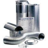 Kit Westaflex Chaminé Fácil para aquecedor d' água, 1,5 metro - 120/370