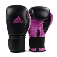 Luva de Boxe Adidas Power 100 Preto/Pink 10 Oz