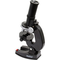 Microscópio Vivitar Zoom 300x 450x 650x Preto