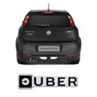 Adesivo Emblema Uber Resinado Auto Colante