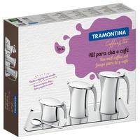 Jogo Para Chá e Café Tramontina Harmony 64580890 Inox 5 Peças