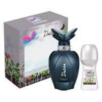 Perfume Deo Colônia Delikad Butterfly Collection Ilusion Feminino 120ml + Desodorante Delikad Butterfly Collection