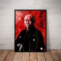 Quadro Decorativo Academias Judo Mma Ufc Mestre Jigoro Kano