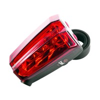 Ciclofaixa Laser Bel Fix Bel Bike 5 LEDs Preta e Vermelha