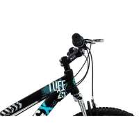 Bicicleta Vikingx Vkv pa Tuff25 Freeride Aro 26 V brake 21 Velocidades Preto e Azul