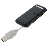Hub Multilaser USB 2.0 Slim 4 Portas Cabo Extensor