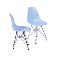 Conjunto de 2 Cadeiras 1102 - Or Design - Azul